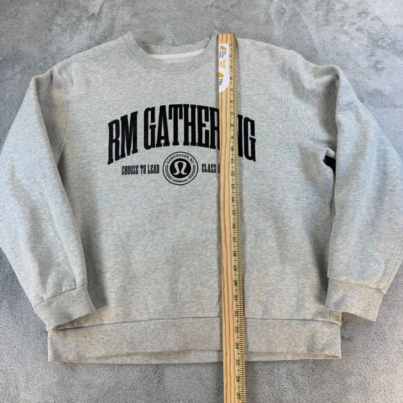 Lululemon RM Gathering Crewneck Sweatshirt Women’s Large Gray 2024 - Picture 5 of 7